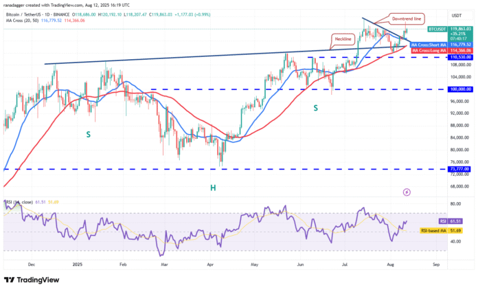 BTC/USDT Daily Chart