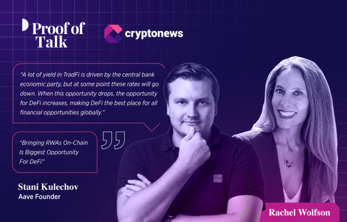 Bringing Rwas-Onkain is the greatest chance for Defi, says Aave founder

