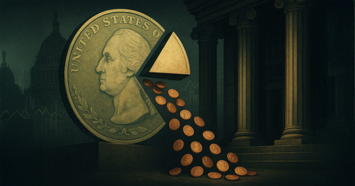 23 cents of each tax dollar pay interest for US debt

