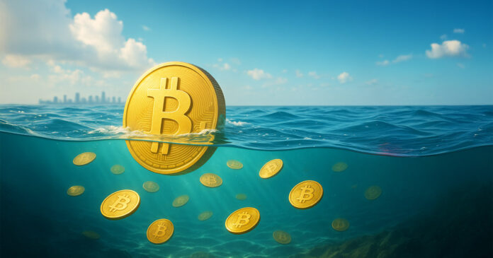 Bitcoins 'offer in loss' doubled when the price had dropped below 112,000 US dollars

