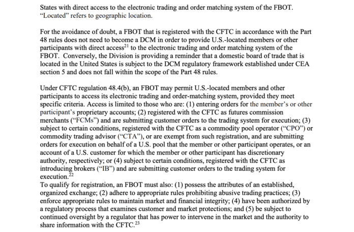 CFTC, US government, united states, cryptocurrency exchange