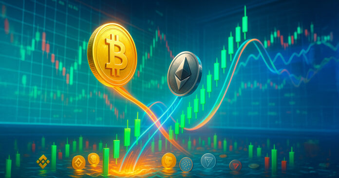 Bitcoin and Ethereum rally after market crash


