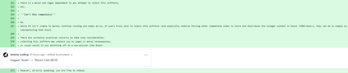 Bitcoin fork proposal sparks debate over legal threats Bitcoin fork proposal sparks debate over legal threats