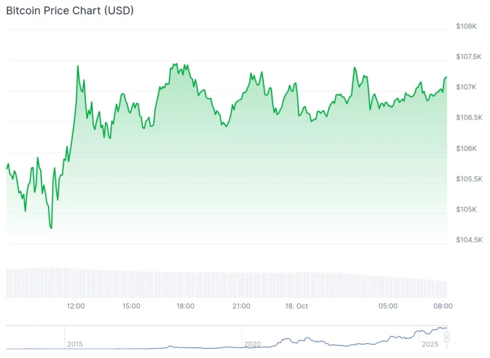 Bitcoin is hovering at $107,000 as markets eye the upcoming Bitcoin hovers at $107,000 as markets eye Trump-Xi meeting – March 2