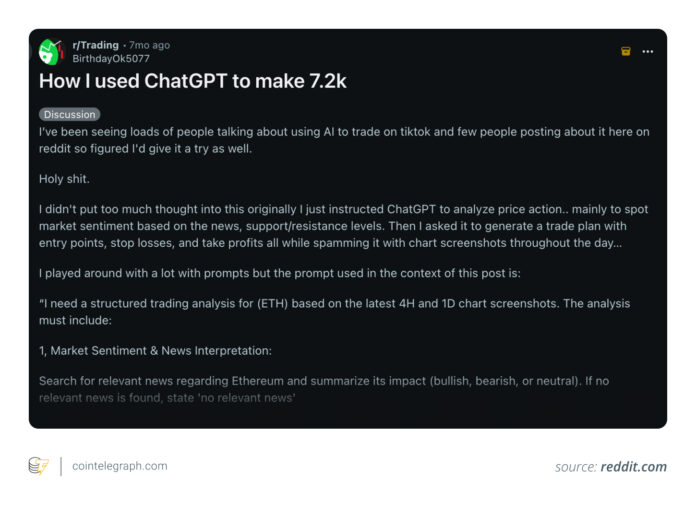How to turn ChatGPT into your personal crypto trading assistant

