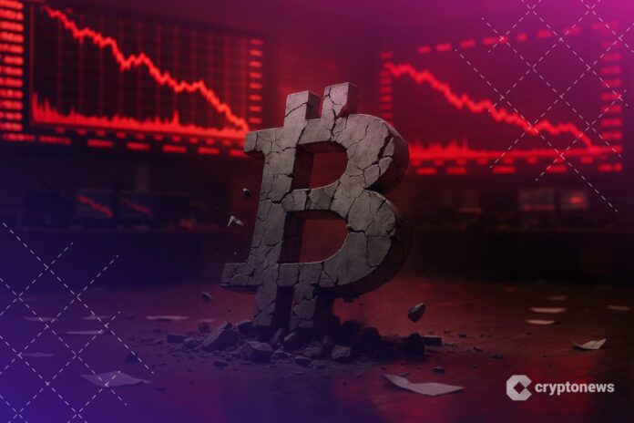 Risk of crypto market collapse as panic selling puts BTC and ETH to the test

