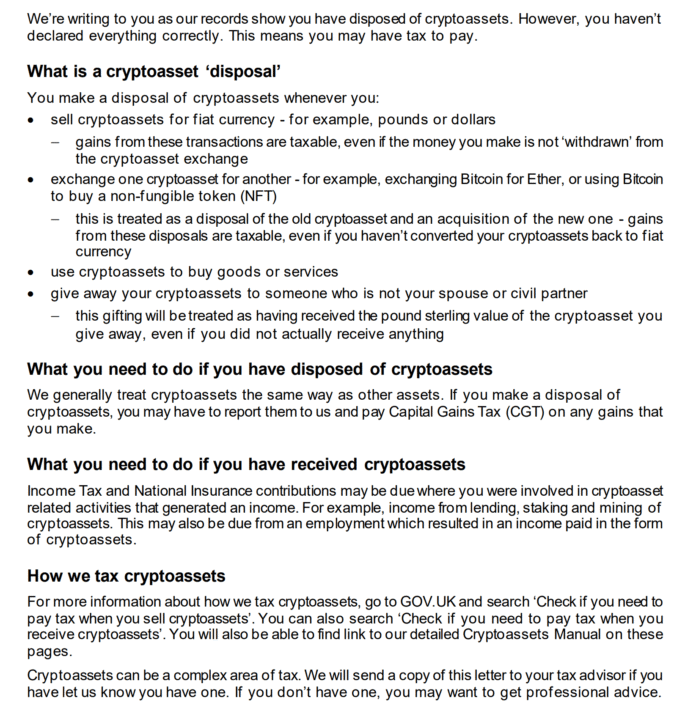 The UK tax authority is increasing its crypto warning letters The UK tax authority is increasing its crypto warning letters to crack down on unpaid winnings