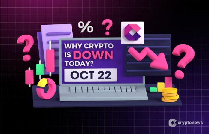 Why is crypto down today? – October 22, 2025 Why is crypto down today? – October 22, 2025