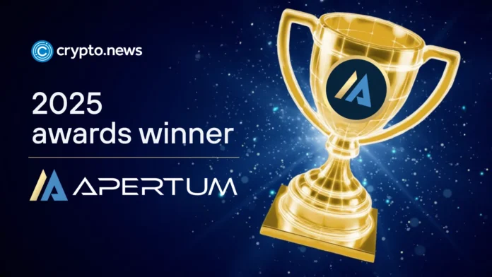 Apertum wins “Best Layer 1 Blockchain Network” at the crypto.news Awards 2025

