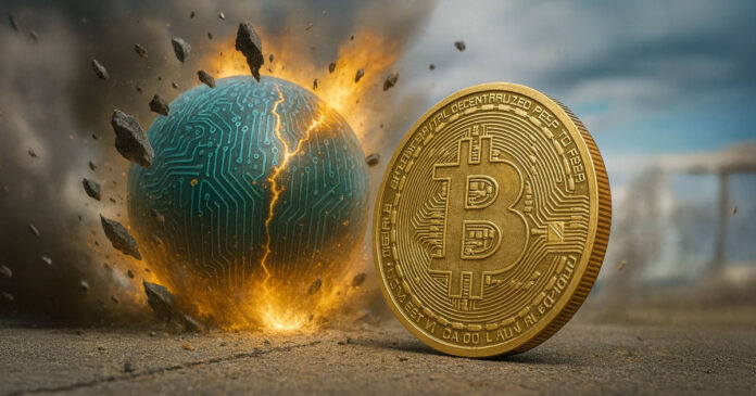Bitcoin just revealed a frightening connection to the AI ​​bubble that guarantees it will crash first if the technology breaks

