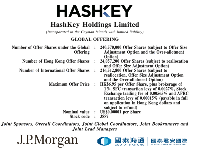 How HashKey plans to become Hong Kong's first crypto IPO

