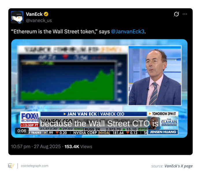 How Wall Street uses Ethereum as financial infrastructure

