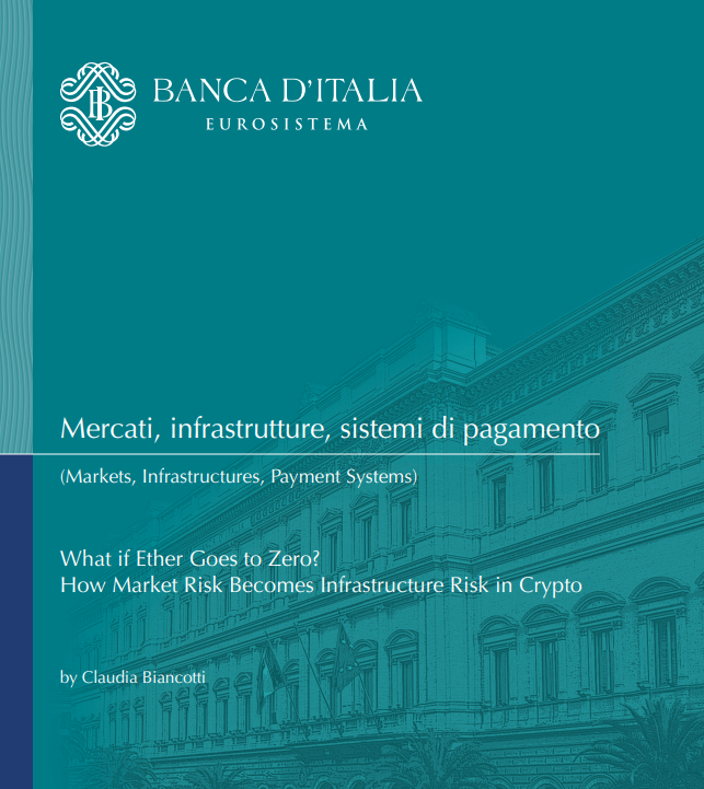 Bank of Italy models Ether-to-Zero scenario in stress test

