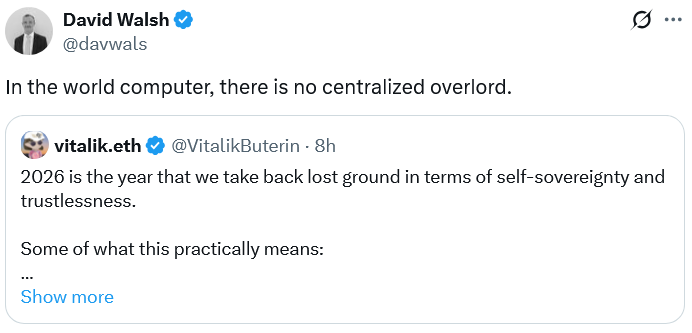 Ethereum must stop sacrificing value for adoption: Buterin

